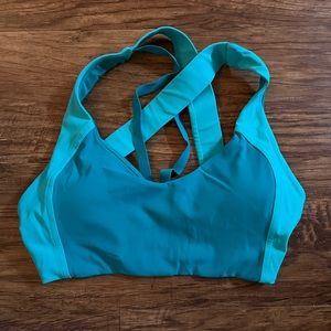 Lululemon blue / turquoise bra, size 6